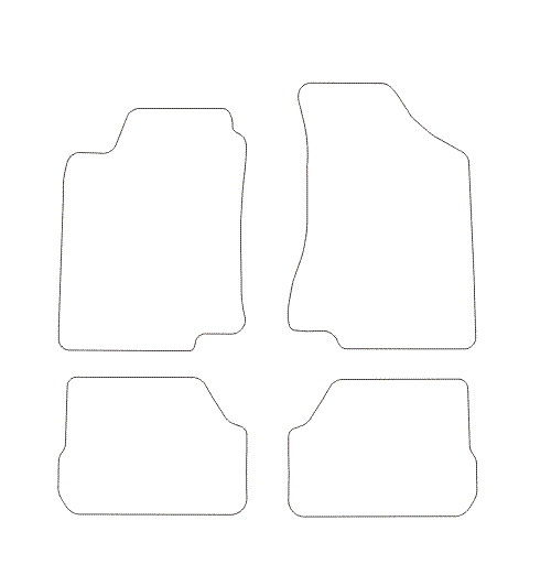 Volkswagen LHD Passat 93 Car Mats